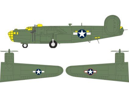 B-24D US national insignia 1/72 recommended for AIRFIX