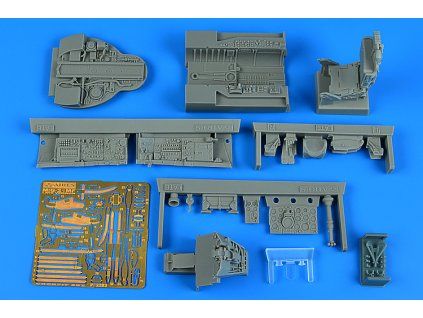 1/32 MiG-21MF Fishbeb J cockpit set - late v