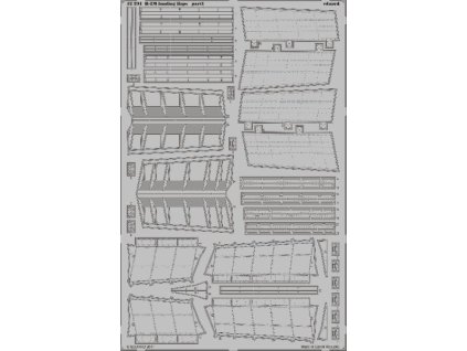 1/32 Il-2m landing flaps for HOBBY BOSS kit