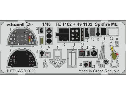 1/48 Spitfire Mk.I for AIRFIX kit