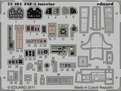 1/72 F6F-5 interior S.A. for DRAGON/CYBER HOBBY kit