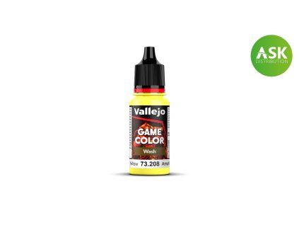 Vallejo Game Color 73208 Yellow Wash 18 ml