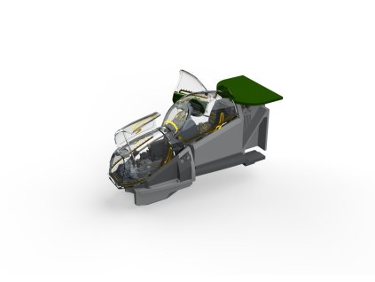 Mi-24V cockpit 1/48 recommended for ZVEZDA