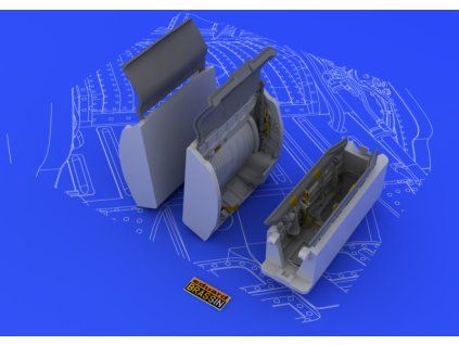 MiG-21 wheel wells 1/48 recommended for EDUARD