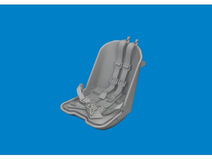Fw 190A seat w/ integral belts PRINT 1/48 recommended for EDUARD