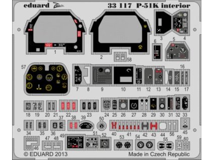 1/32 P-51K interior S.A.  for TAMIYA kit