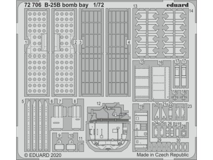 1/72 B-25B bomb bay for AIRFIX kit