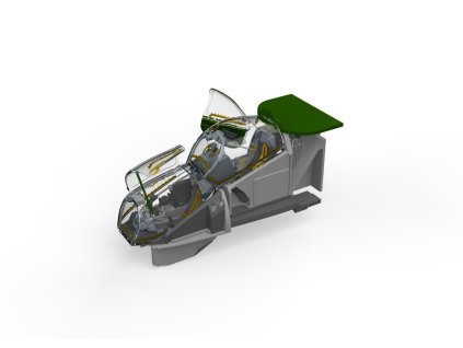 Mi-24V cockpit black (Mi-35) PRINT & SPACE 1/48 recommended for EDUARD/ZVEZDA