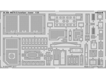1/35 MSTA S howitzer - tower for ZVEZDA kit