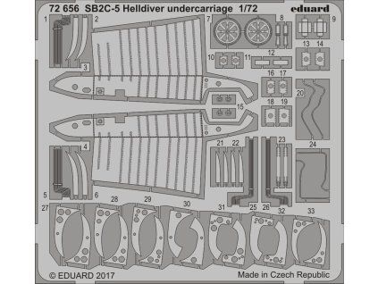 1/72 SB2C-5 Helldiver undercarriage for SPECIAL HOBBY kit