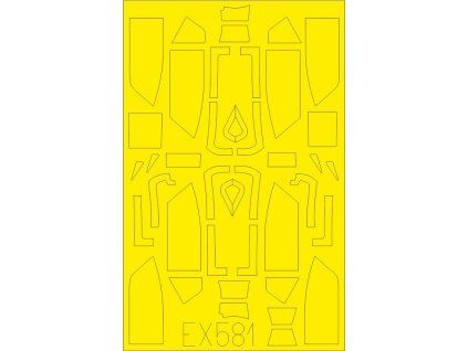 Bf 109G Erla canopy TFace 1/48 recommended for EDUARD
