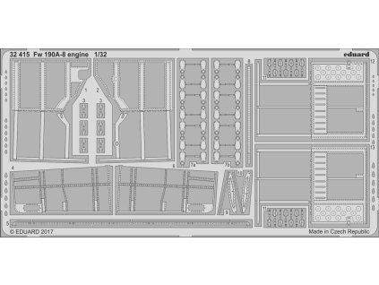 1/32 Fw 190A-8 engine  for REVELL kit
