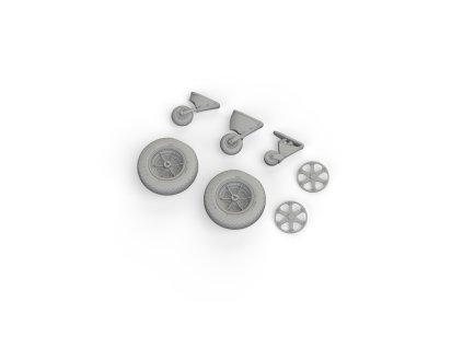 F4F-3 wheels late 1/48 recommended for EDUARD