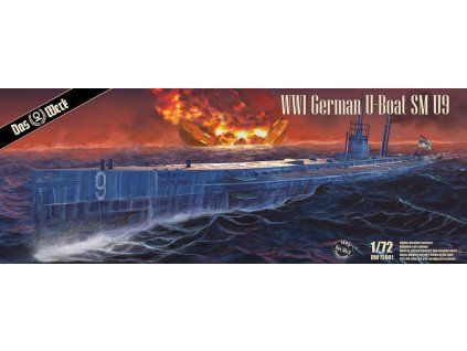 1/72 S.M. U-Boot 9 - WWI German Submarine
