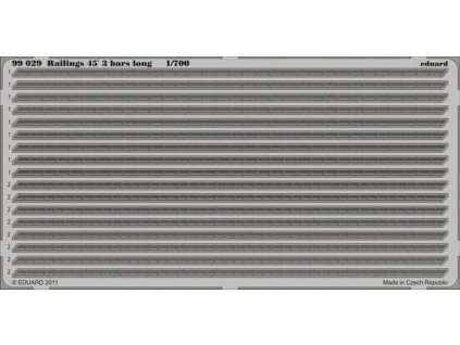 1/700 Railings 45´ 3 bars long