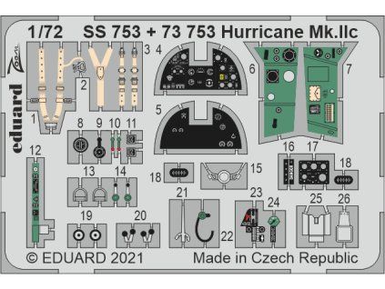 1/72 Hurricane Mk.IIc for ZVEZDA kit