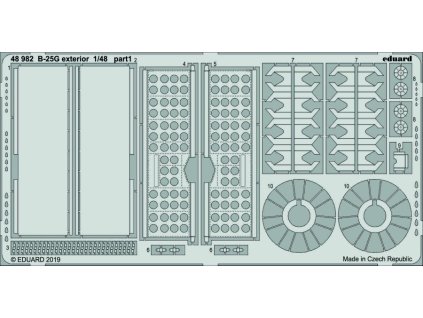 1/48 B-25G exterior  for ITALERI kit