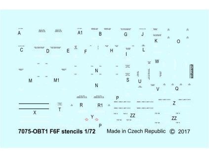 F6F stencils 1/72