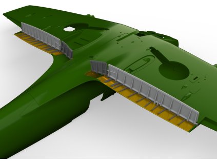 Spitfire Mk.V landing flaps PRINT 1/48 recommended for EDUARD