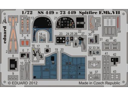 1/72 Spitfire F.Mk.VII for ITALERI kit