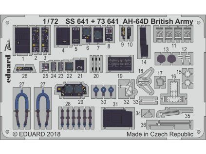 1/72 AH-64D British Army for ACADEMY kit