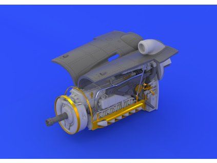 Bf 109G-6 engine & fuselage guns 1/48 recommended for EDUARD