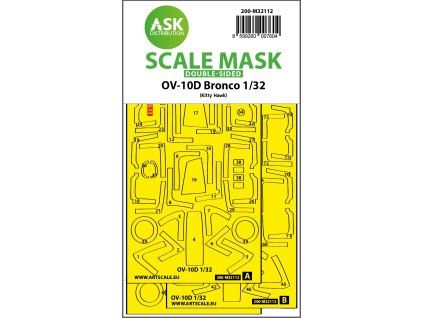1/32 OV-10D Bronco double-sided express fit mask for Kitty Hawk