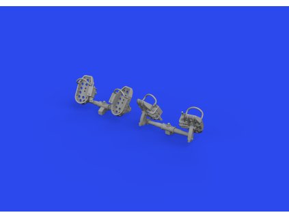 Bf 109E rudder pedals late PRINT 1/32