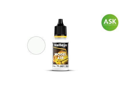 Vallejo Model Air 71001 White Color (18 ml)
