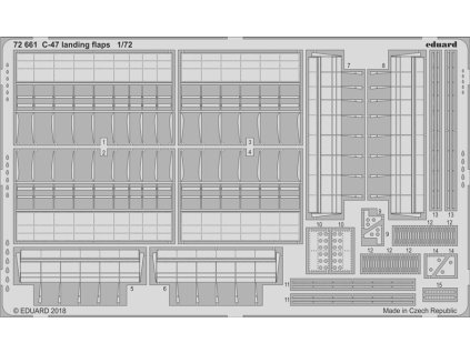 1/72 C-47 landing flaps  for HOBBY BOSS kit