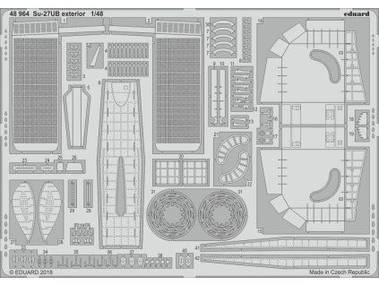 1/48 Su-27UB exterior for HOBBY BOSS kit