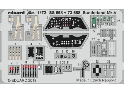 1/72 Sunderland Mk.V for SPECIAL HOBBY kit