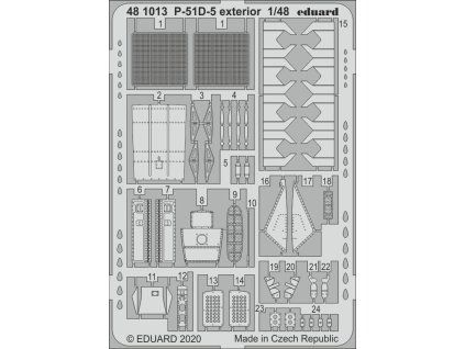 1/48 P-51D-5 exterior for AIRFIX kit