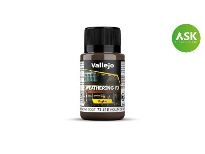 Vallejo Weathering FX 73818 Brown Engine Soot (40 ml)