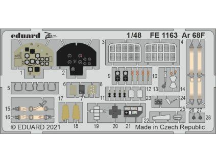 1/48 Ar 68F for RODEN kit