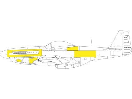 P-51D surface panels 1/48 recommended for EDUARD