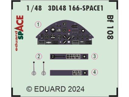 Bf 108 SPACE 1/48 recommended for EDUARD