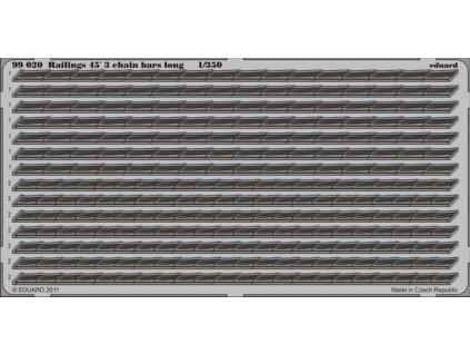 1/350 Railings 45´ 3 chain bars long