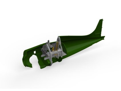 F4F-3 cockpit w/ reflector gun sight PRINT 1/48 recommended for EDUARD