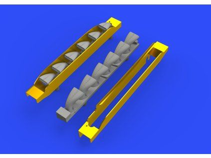 Bf 109G-6 exhaust stacks 1/48 recommended for TAMIYA