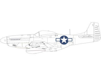 P-51D national insignia 1/48 recommended for EDUARD
