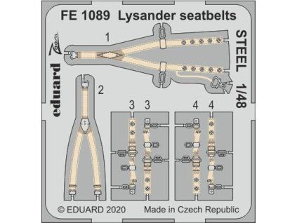 1/48 Lysander seatbelts STEEL for EDUARD kit