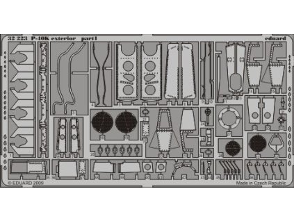 1/32 P-40K exterior for HASEGAWA kit