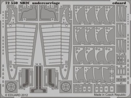 1/72 SB2C undercarriage for CYBER HOBBY kit