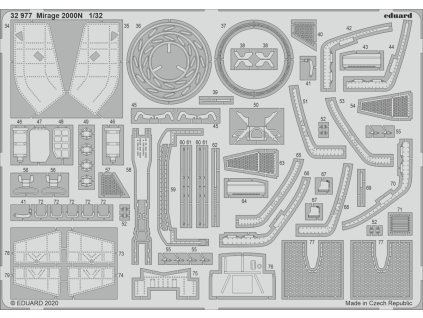 1/32 Mirage 2000N for KITTY HAWK kit