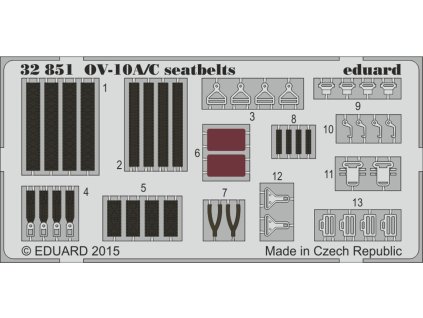 1/32 OV-10A/C seatbelts for KITTYHAWK kit