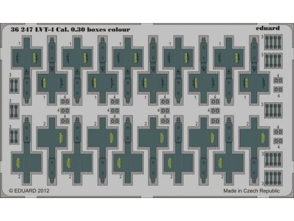 1/35 LVT-4 Cal. 0.30 boxes colour for AFV CLUB kit