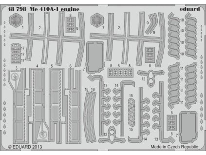 1/48 Me 410A-1 engine for MENG kit
