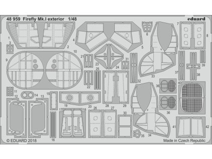 1/48 Firefly Mk.I exterior for TRUMPETER kit