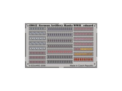1/48 German Artillery Ranks WWII